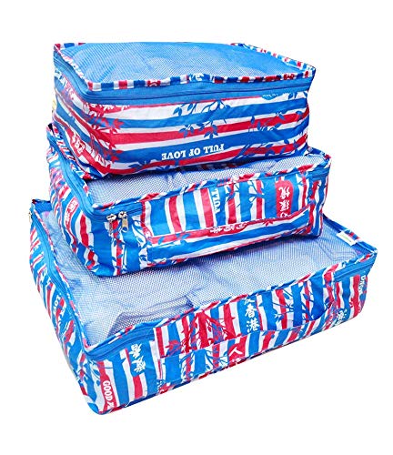 Travel Storage Set A20019 - Waterproof Travel Bag & Packing Organizers for Luggage - Perfect for Vacations, Business Trips & Weekend Getaways