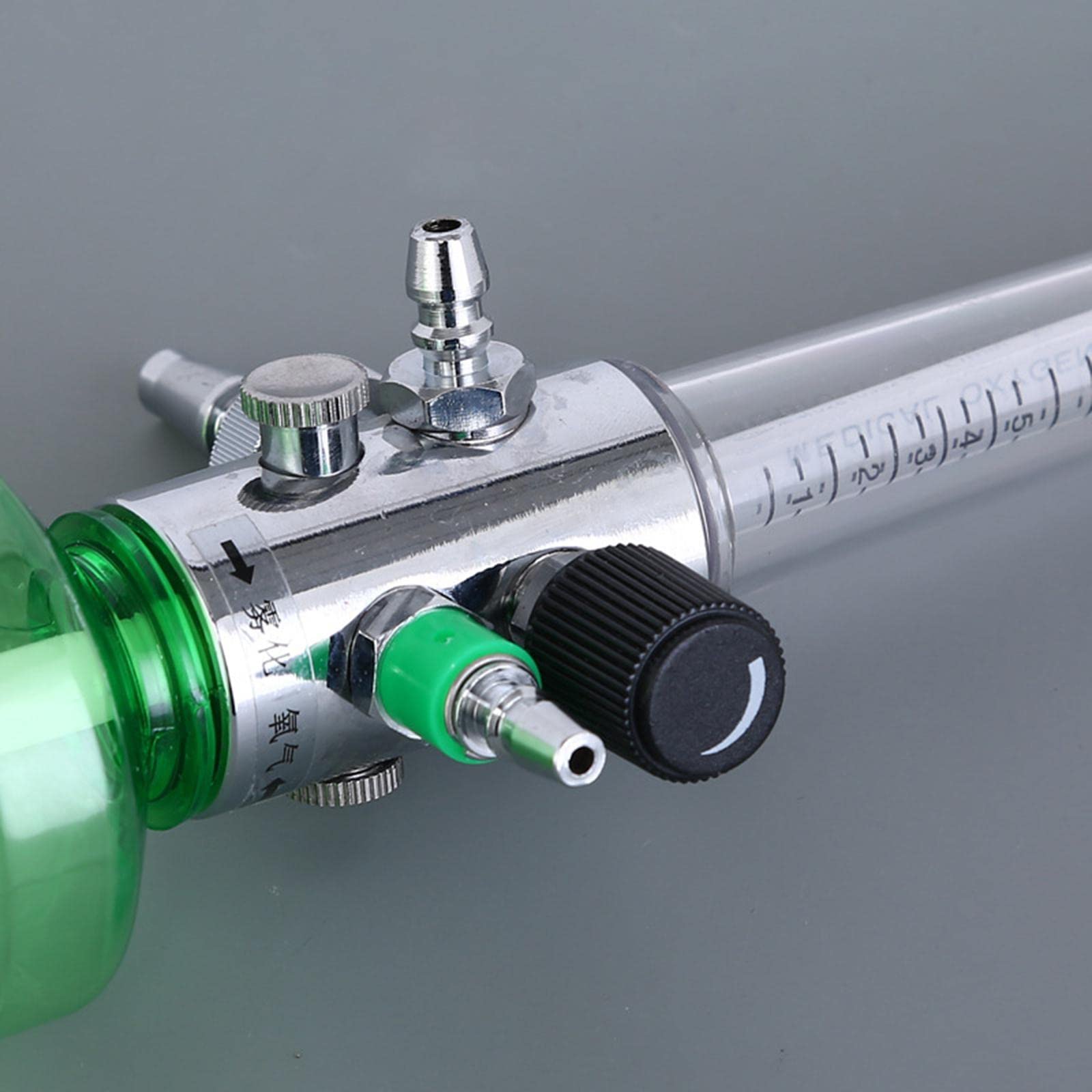 SAZ DEKOR Oxygen Flow Meter Regulator with Durable Valve for Medical Use - Perfect for Home Healthcare, Hospitals, and Emergency Oxygen Therapy
