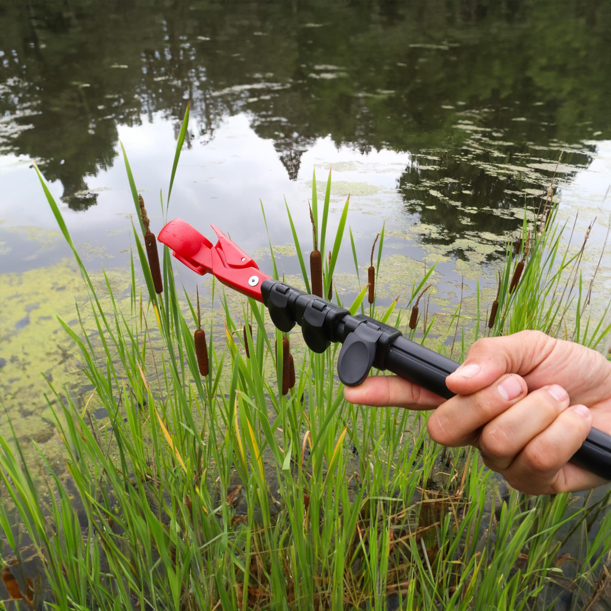 Izzo Golf The Claw Golf Ball Retriever - Premium Water Golf Ball Retriever with Extendable Pole for Lakes & Ponds | Perfect for Golf Course Practice & Water Hazard Recovery