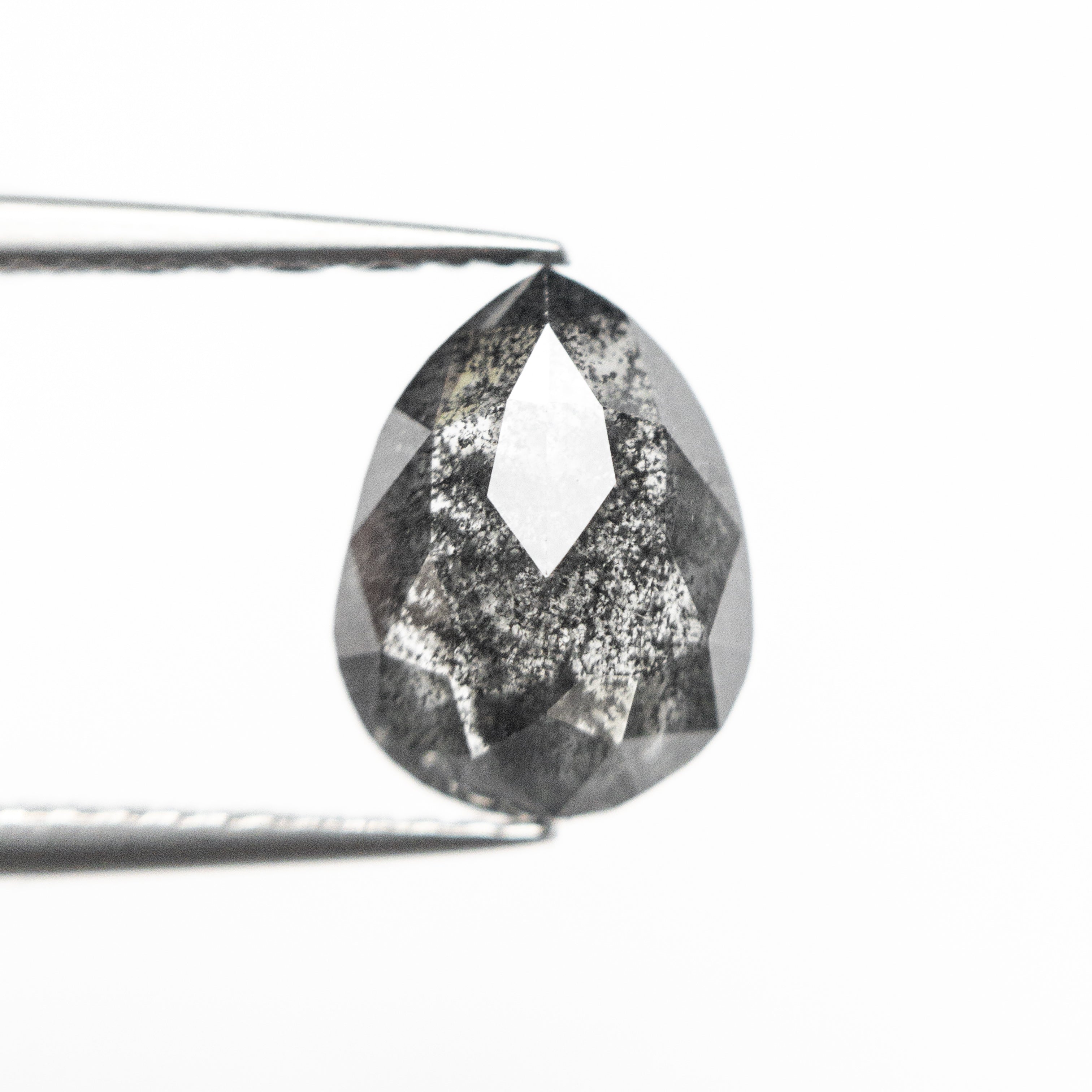 2.11ct Pear Rose Cut Diamond - 10.00x7.66x3.36mm Loose Gemstone for Engagement Rings & Jewelry Making | Natural Pink Rose Cut Pear Shape Stone