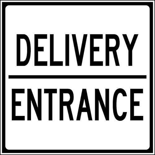Vinyl Stickers Bundle - 3 Pack Safety & Warning Signs, Warehouse & Delivery Entrance Stickers (3.5