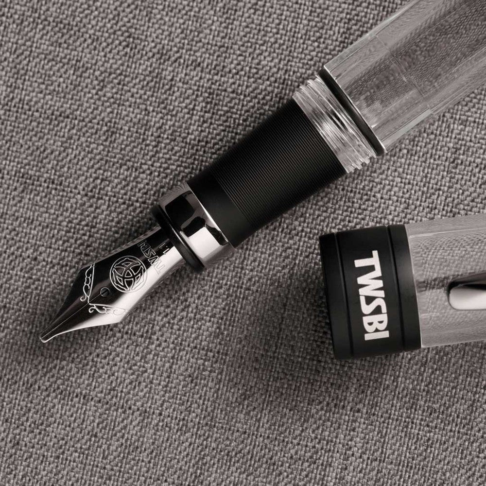 TWSBI Diamond 580ALR Black Special Edition Fountain Pen (2024) - Premium Writing Instrument for Calligraphy, Journaling & Office Use