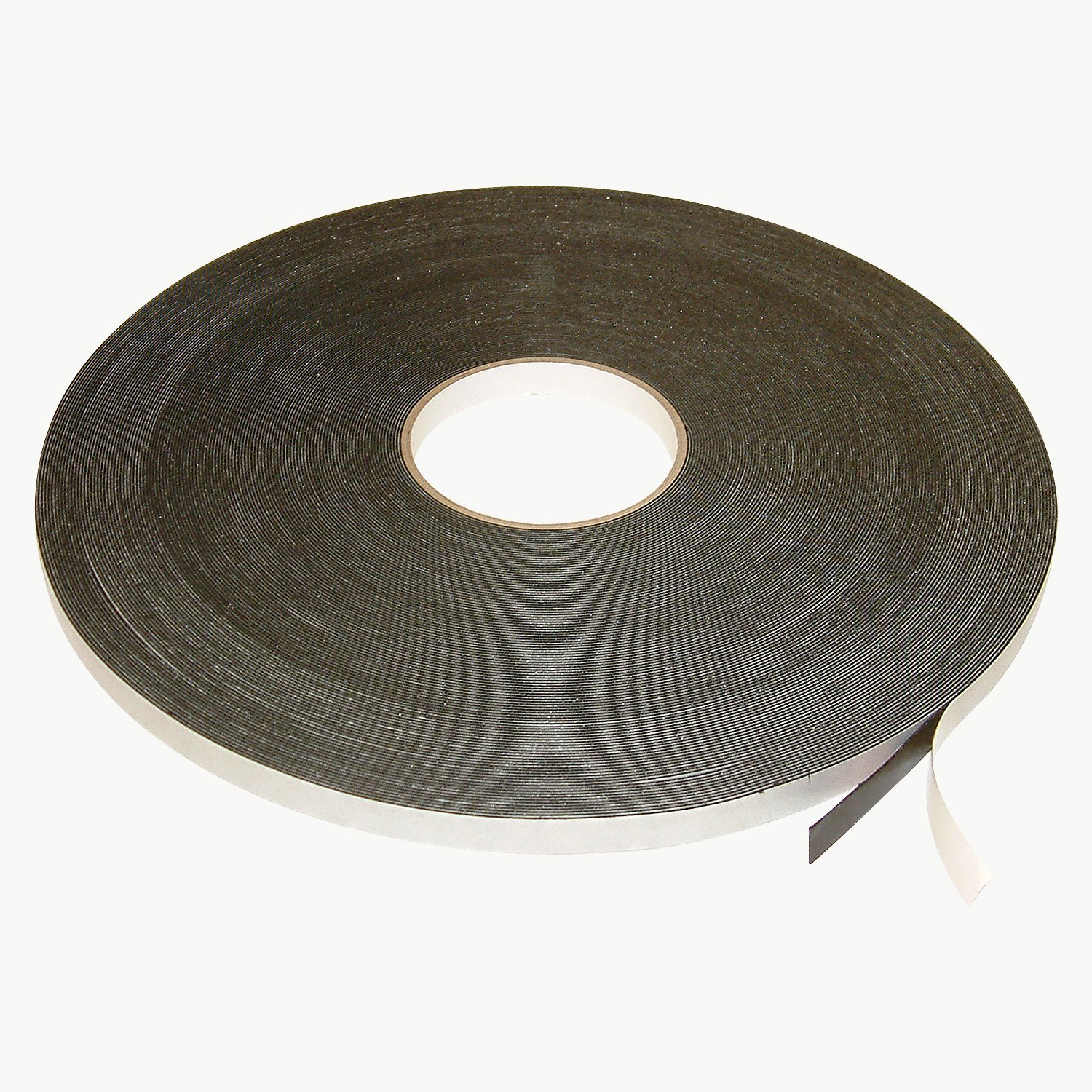 JVCC Double-Sided Polyethylene Foam Tape - 1/32 inch Thick, 1 in. x 72 yds. Black - Closed Cell Adhesive for Soundproofing, Weather Stripping & DIY Projects
