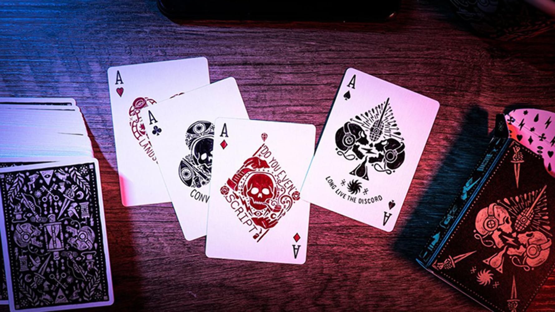 Murphy's Magic Supplies Premium Discord Playing Cards - Unique Design for Card Tricks, Poker & Collectors | Perfect for Magic Shows, Game Nights & Gifts