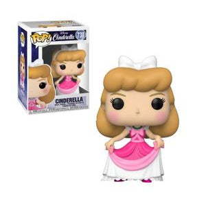 Disney Cinderella Pop! Vinyl Figure - Pink Dress Collectible [738] | Perfect for Disney Fans, Movie Collectors & Home Decor