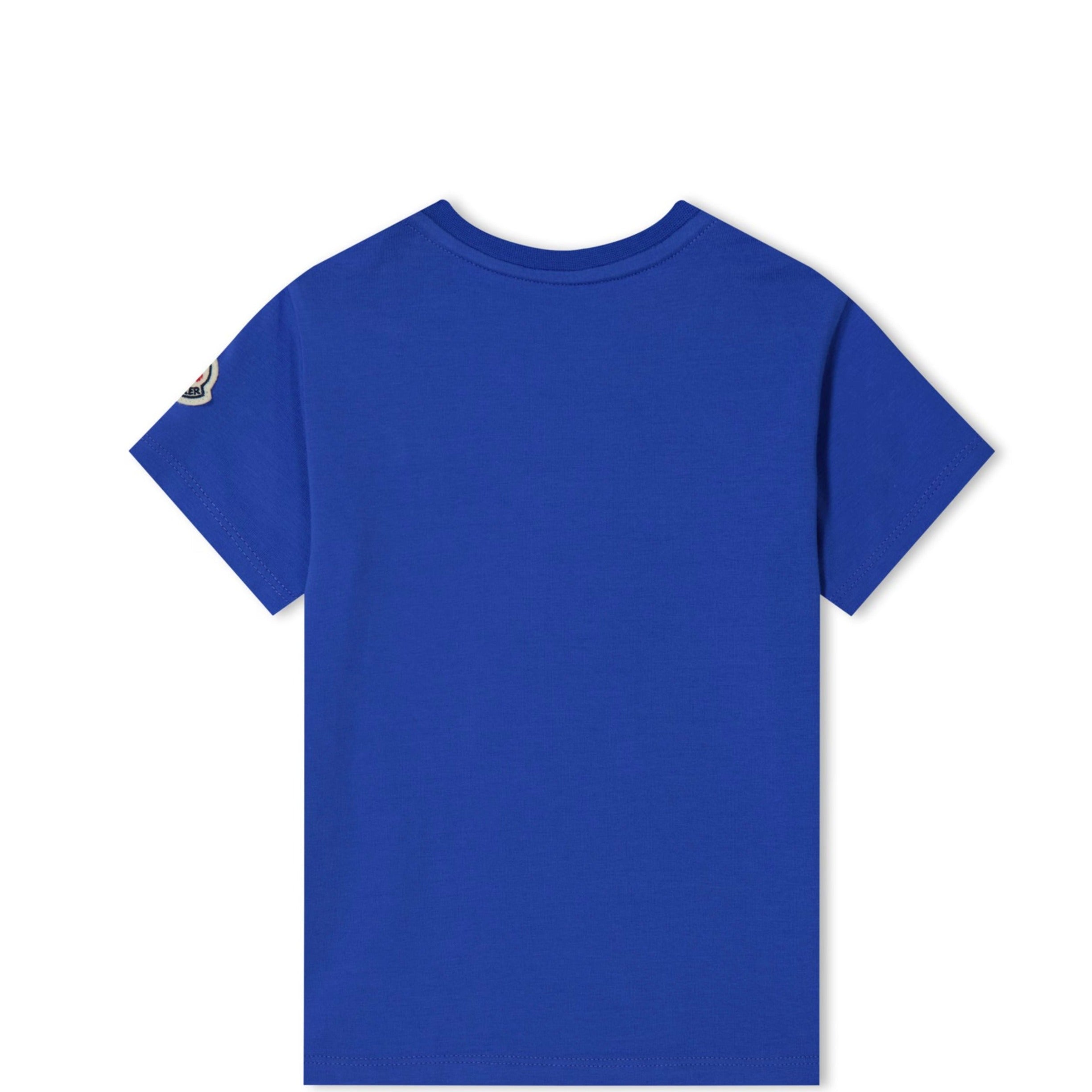 Moncler Baby Logo T-Shirt for Infants - Soft Cotton Short Sleeve Tee for Boys & Girls - Perfect for Playdates, Family Outings & Casual Wear