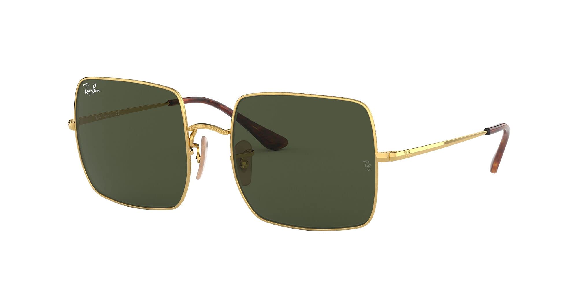 Ray-Ban RB1971 Square Polarized Sunglasses for Men & Women with UV Protection - Classic Aviator Style + Free Vision Group Accessories Bundle | Perfect for Driving, Beach, and Outdoor Activities