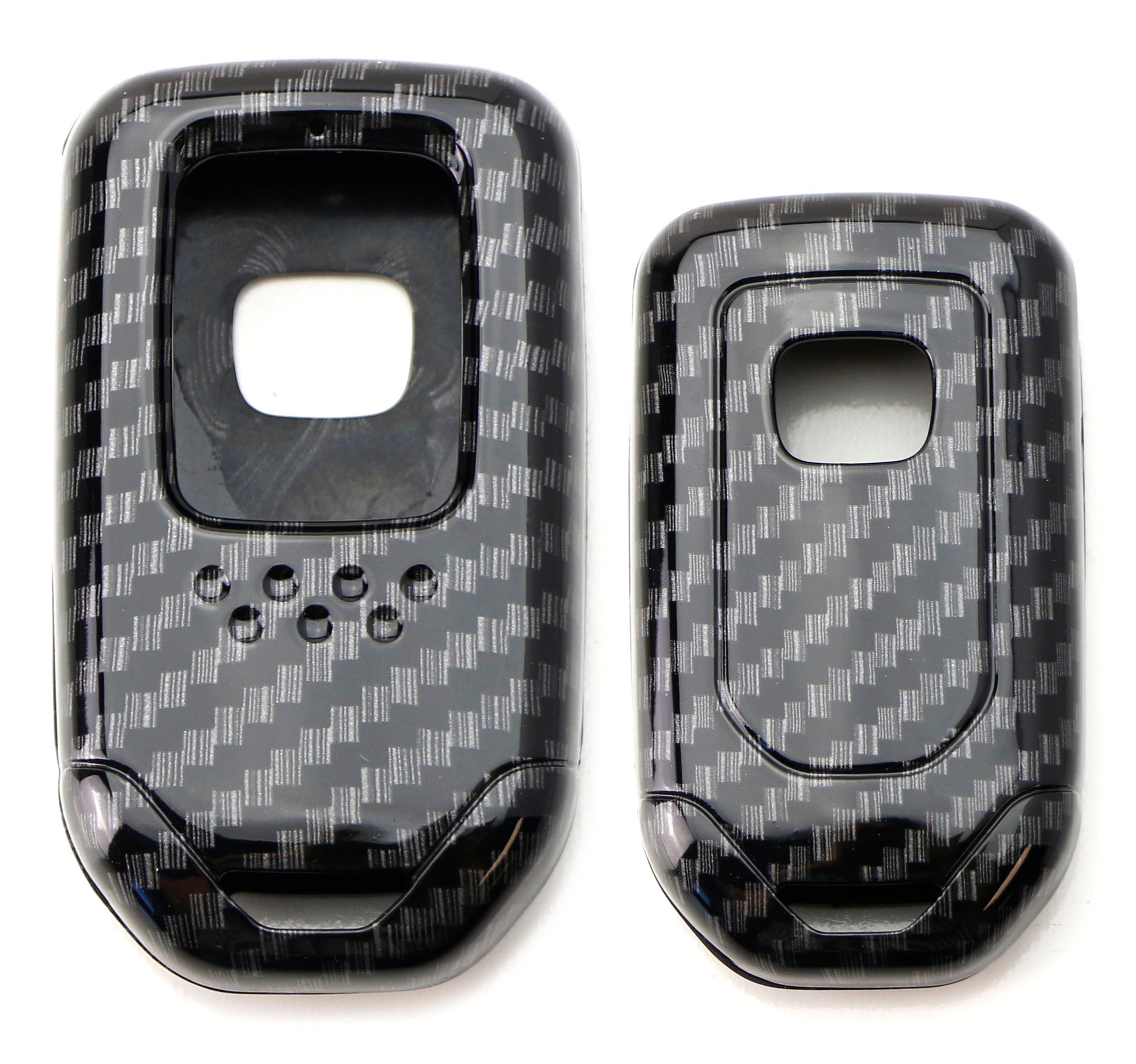 Premium Carbon Fiber Key Fob Cover Replacement for Honda Accord, Crosstour, CR-V, HR-V, FIT - Durable & Stylish Car Remote Shell Protector for Everyday Use