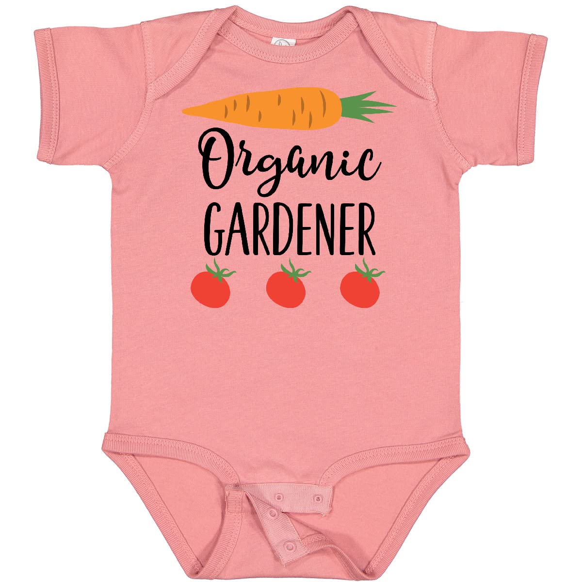 Inktastic Organic Gardener Baby Bodysuit - Cute Gardening Outfit for Infants & Toddlers - Perfect for Outdoor Play, Family Gardening Activities & Photo Shoots