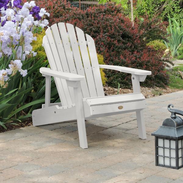 Hamilton Outdoor Folding & Reclining Adirondack Chair - Portable Patio Lounge Chair for Backyard, Poolside & Beach - Weather-Resistant Comfort for Relaxing Outdoors