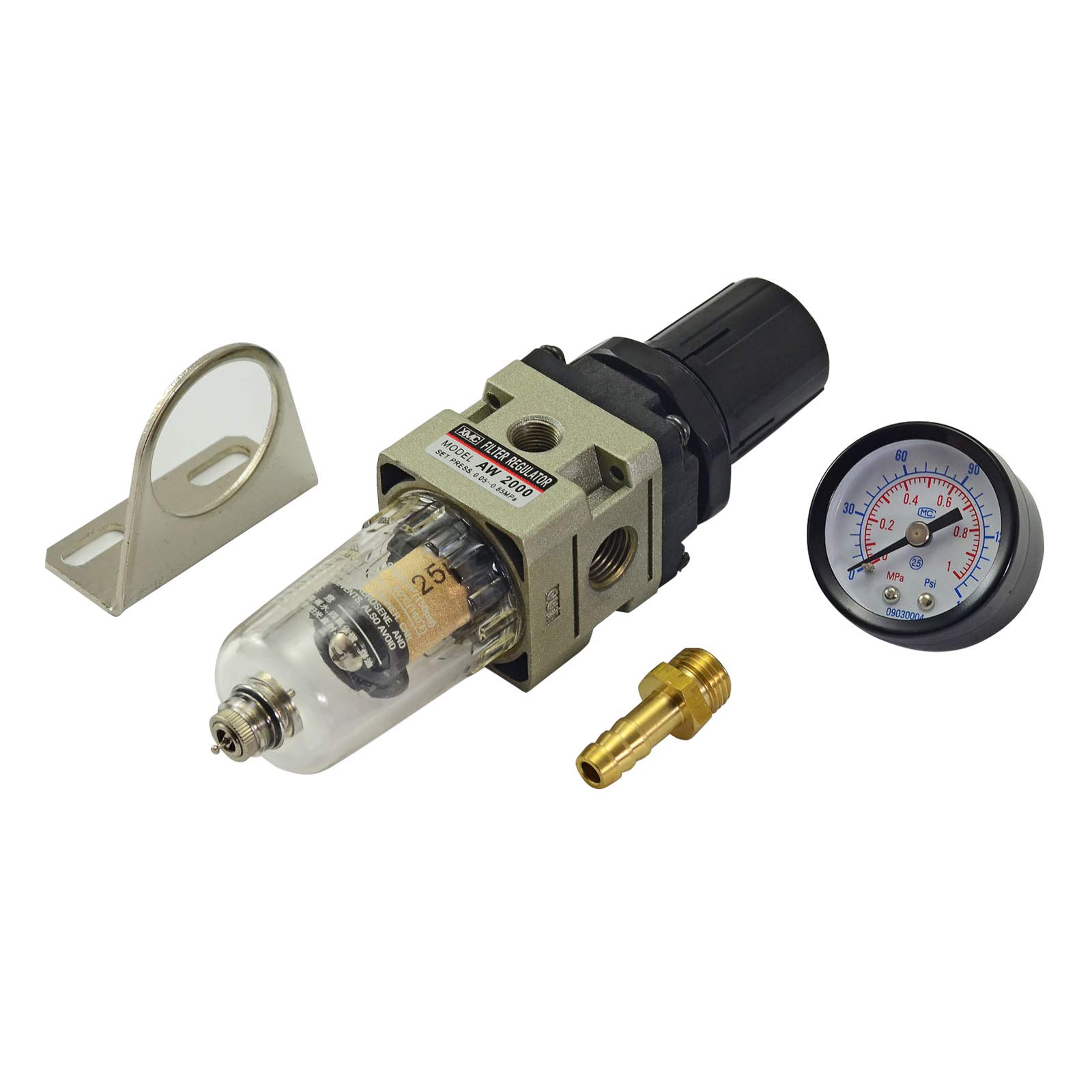 RIVERWELD AW2000 Air Filter Regulator 0.05-0.85MPa for Plasma Cutters – Industrial Air Pressure Control for Welding & Metal Cutting