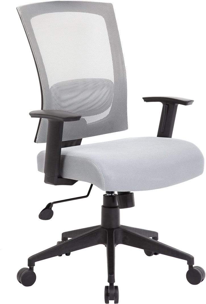 Ergonomic Boss Mesh Back Task Chair [B6706] - Comfortable Office Chair for Long Hours, Home & Business Workspaces