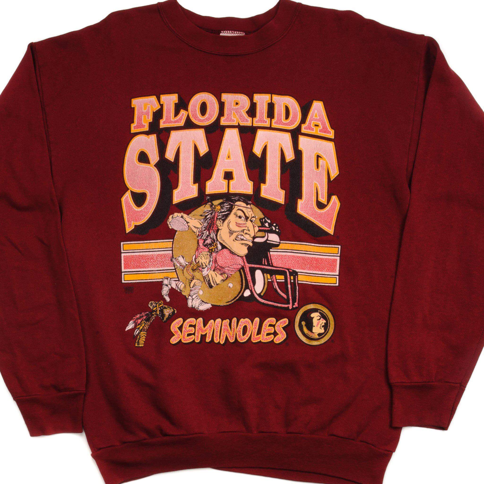 Vintage Florida State Seminoles Sweatshirt - XL Size, Made in USA - Perfect for Game Day, College Spirit & Casual Wear