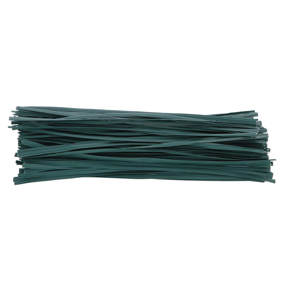 FECAMOS Heavy Duty Plant Cable Ties - High Strength, Flexible & Durable Garden Ties for Lawn, Backyard & Outdoor Use - Bright Surface for Easy Visibility (100-Pack)