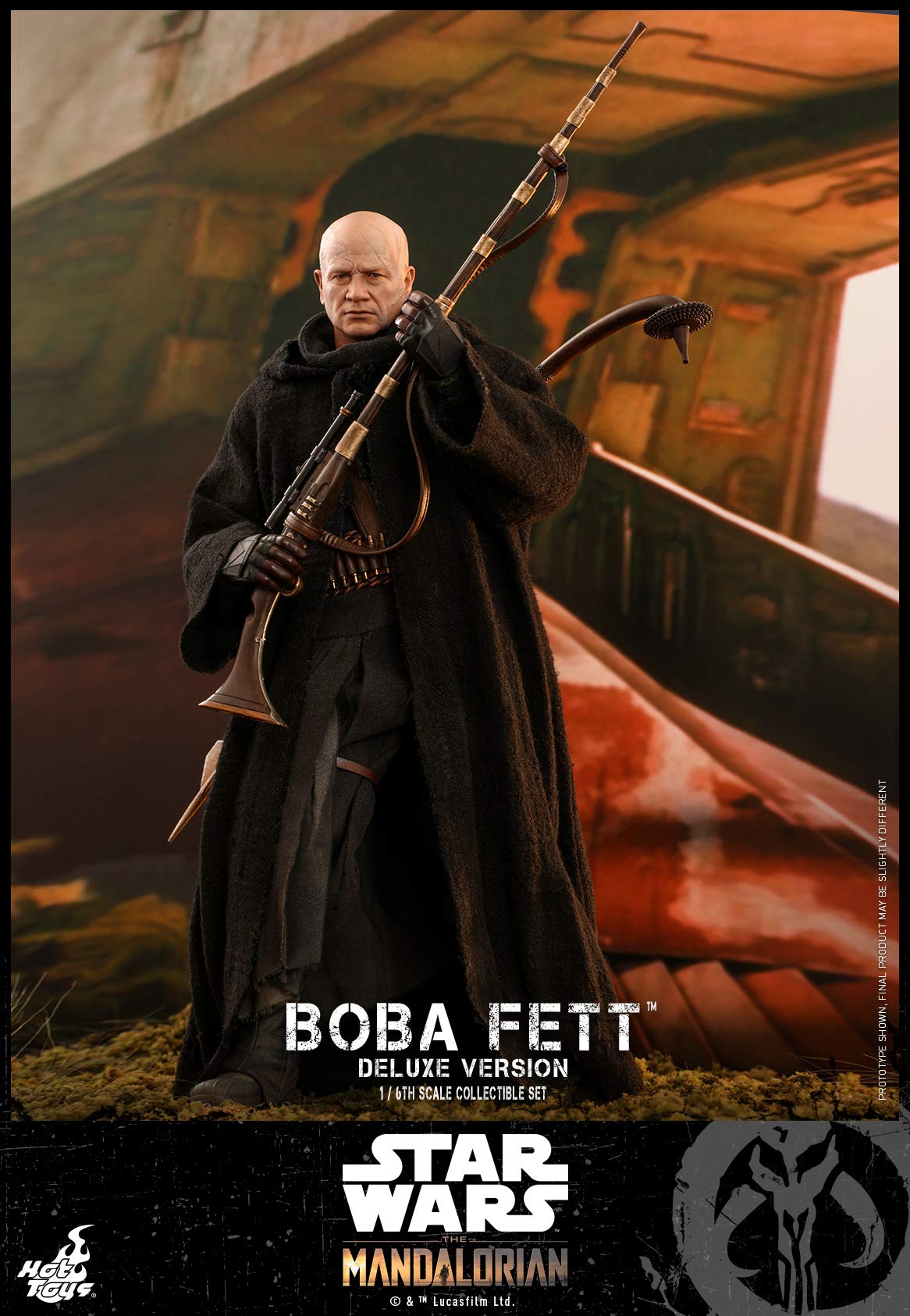 Hot Toys 1:6 Scale Boba Fett DX Action Figure - The Mandalorian Collectible for Star Wars Fans | Perfect for Display & Gift Giving