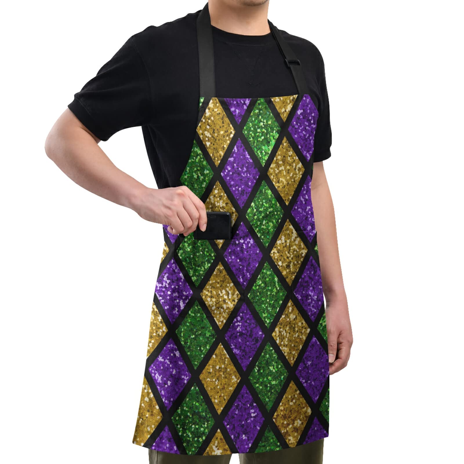 Aflyko Unisex Adjustable Kitchen Apron for Cooking, BBQ, Baking & Painting - 27.5