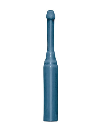 Kakel Bristol Blue Crackle Glazed Ceramic Floor Tile Baseboard Trim - Perfect for Bathroom, Kitchen & Home Renovation Projects