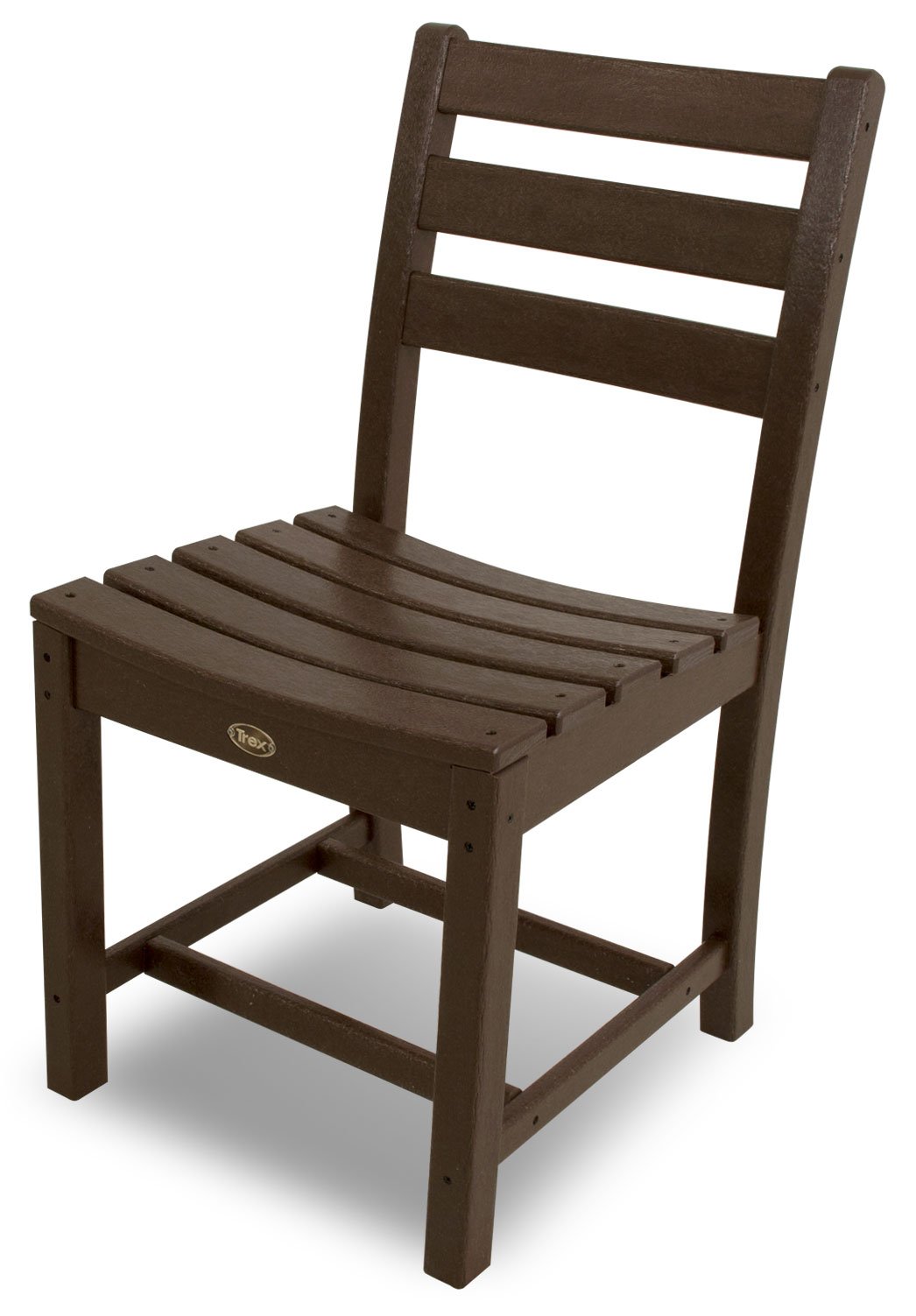 Trex Outdoor Furniture Monterey Bay Dining Side Chair in Vintage Lantern - Weather-Resistant Patio Dining Chair for Backyard, Poolside & Garden - Perfect for Outdoor Entertaining & Relaxation