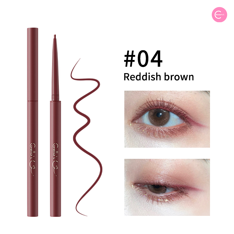 GELLA'S Ultra Fine Matte Eyeliner Pencil - Waterproof & Smudge Proof - Precise Winged Eyeliner for Professional Makeup - Perfect for Daily Use, Parties and Special Occasions