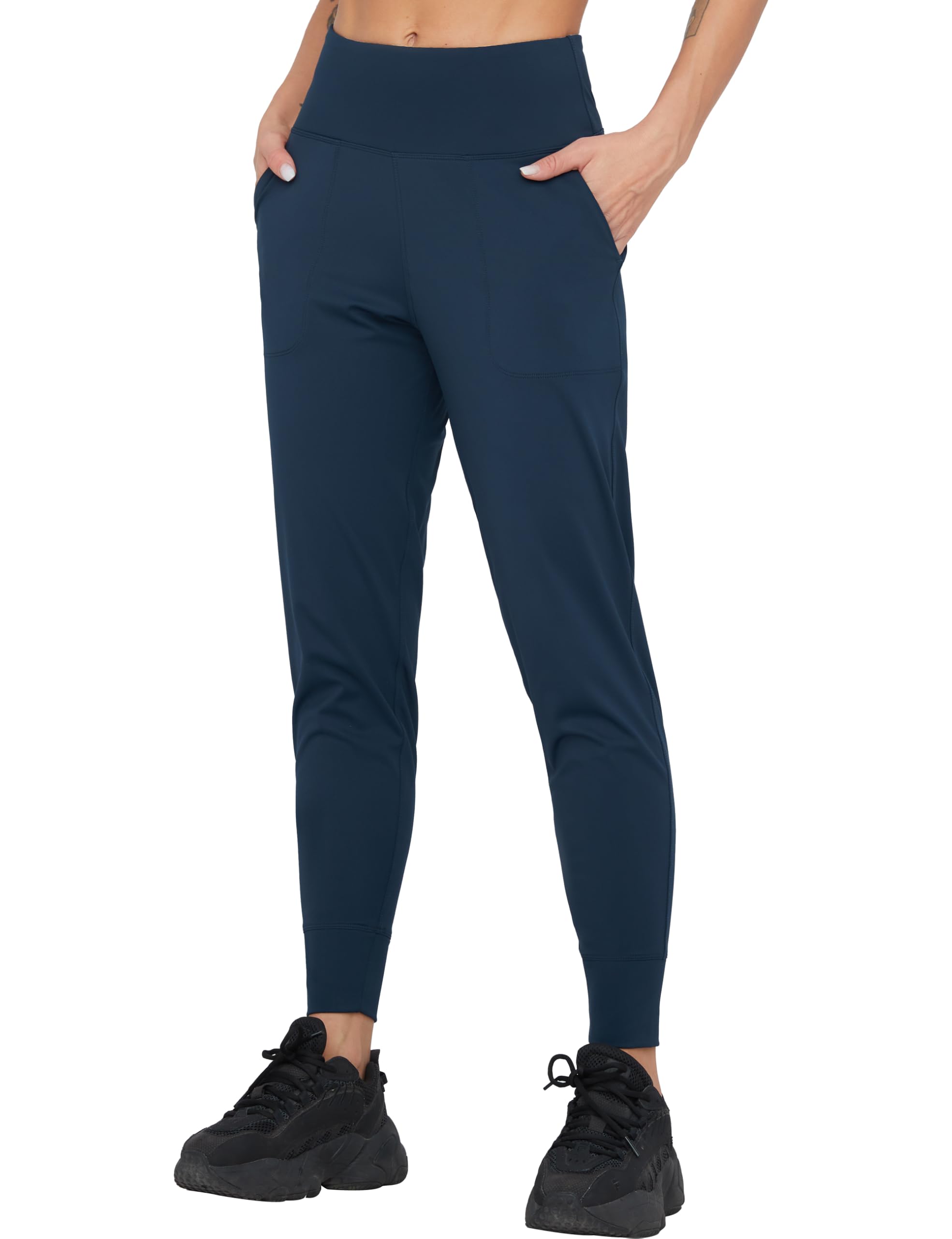 Dragon Fit High Waist Joggers for Women - Workout Yoga Sweatpants with Pockets | Tapered Lounge Pants for Running, Gym & Casual Wear