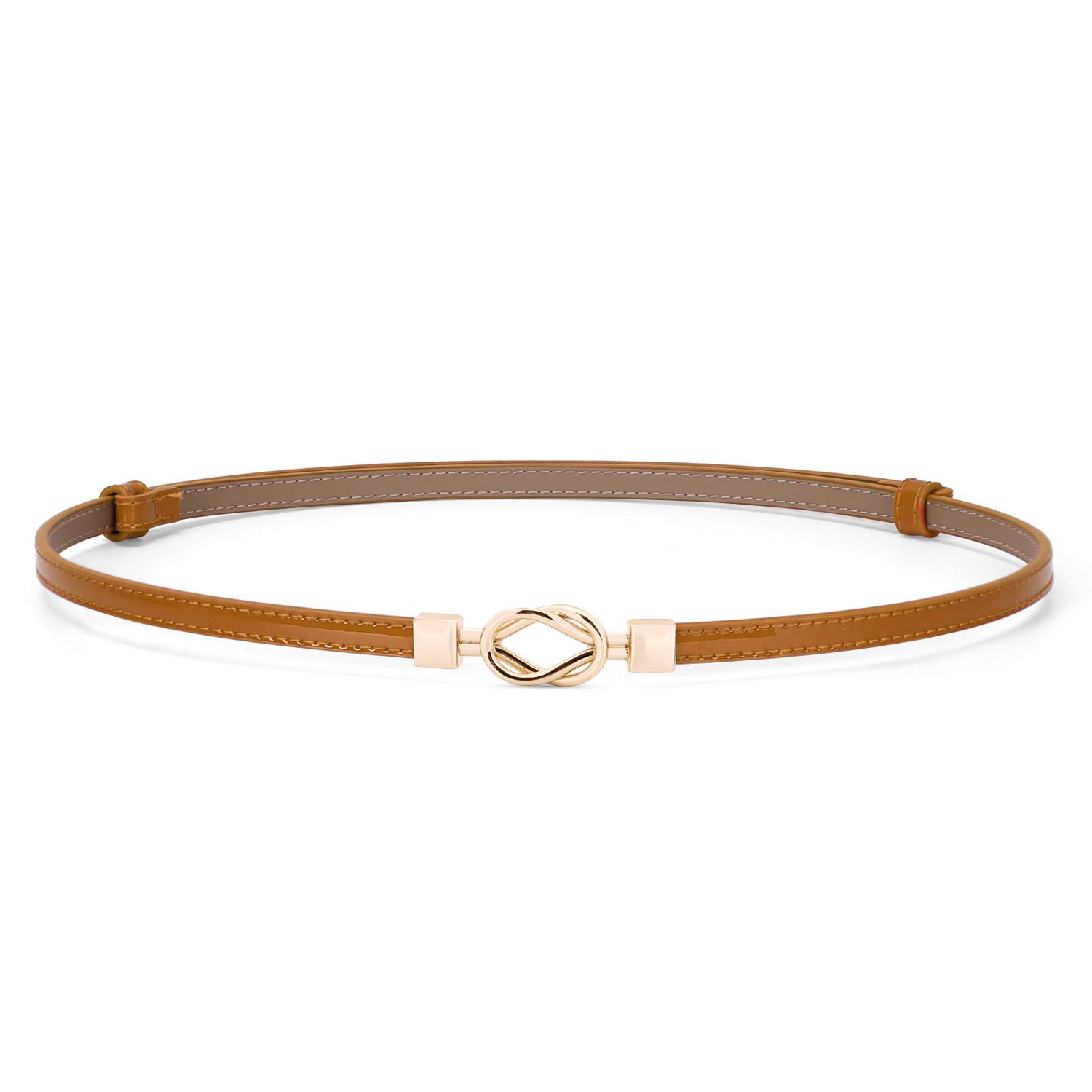Slim Leather Waist Belt for Women - XZQTIVE Thin Dress Belt for Pants & Jeans | Elegant Fashion Accessory for Office, Party & Everyday Outfits