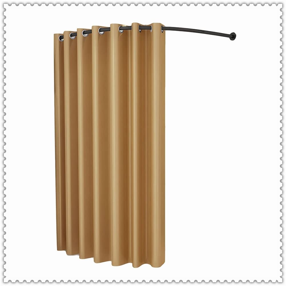 Privacy Protection Dressing Room Divider with Shading Curtain, Hanging Rod & Hook - Portable Changing Room for Clothing Stores, Malls & Offices - Perfect for Fitting Areas, Retail Spaces & Private Changing Stations