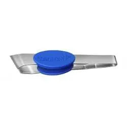 Professional Stainless Steel Angled Fishbone Tweezers - Precision Beauty & First Aid Tool for Eyebrow Plucking, Splinter Removal & Ingrown Hair Care