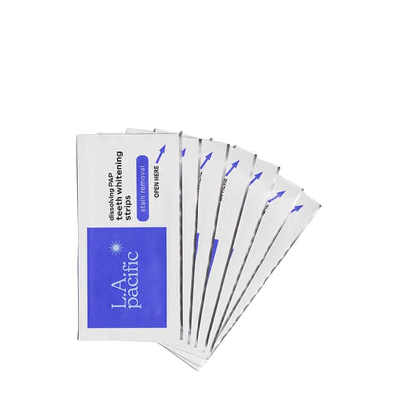 Professional Teeth Whitening Strips by L.A. Pacific - Enamel Safe PAP Whitening for Sensitive Teeth | Brighten Smile at Home, Perfect for Weddings & Job Interviews
