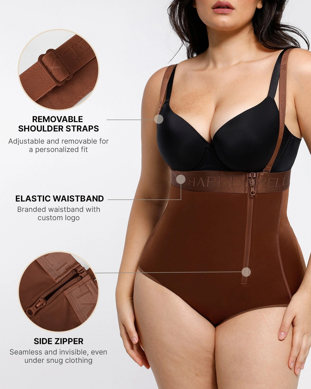 AirSlim® Butt Lifting High Waist Panty - Shapewear for Women - Tummy Control & Booty Enhancement Underwear - Perfect for Workout, Yoga & Everyday Wear