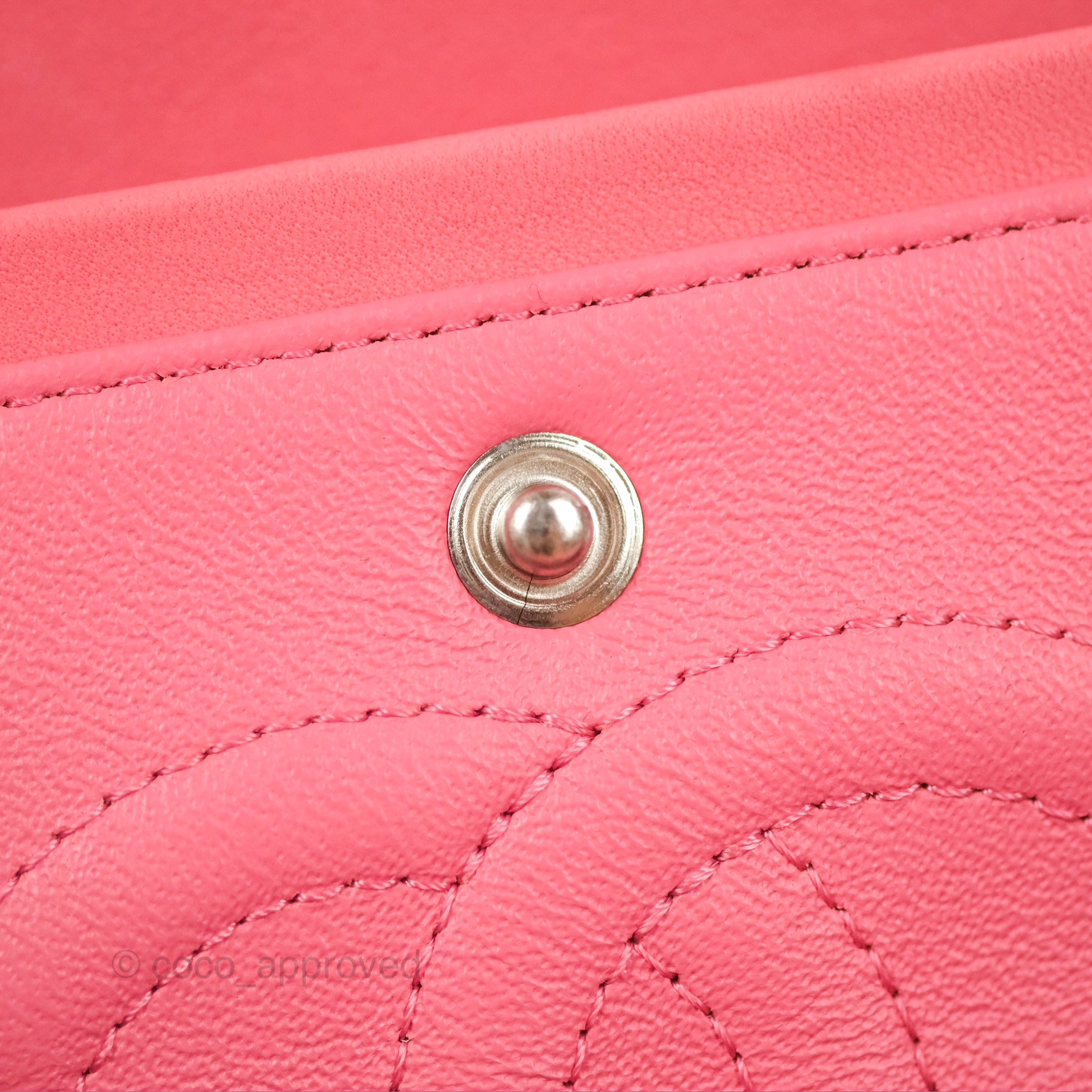 Chanel Classic Medium Double Flap Bag in Pink Lambskin with Silver Hardware - Luxury Designer Handbag for Women, Perfect for Parties, Weddings & Everyday Elegance