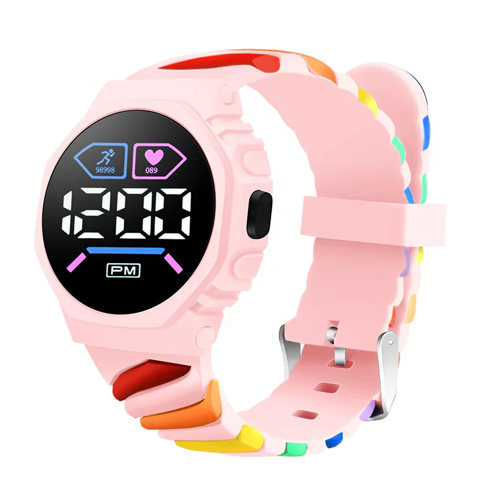Digital Wristwatch for Men & Women - Waterproof Smart Watch with Fitness Tracker, Heart Rate Monitor & Sleep Tracking - Perfect for Running, Swimming & Everyday Use