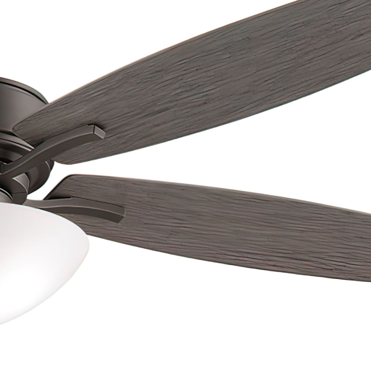 52 Inch Matte Greige Ceiling Fan with Light Kit & Pull Chain - Aire Deluxe Modern Ceiling Fan for Living Room, Bedroom, Kitchen & Office - Quiet Energy Efficient Cooling with Stylish Matte Finish