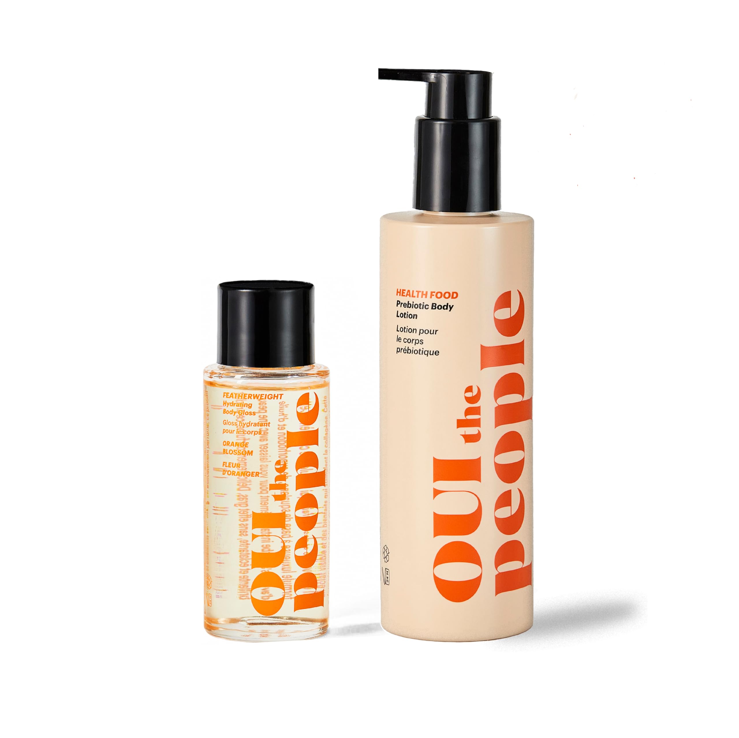 OUI the People Skin Smoothie Duo - Exfoliating & Hydrating Body Scrub & Lotion Set for Smooth, Glowing Skin | Perfect for Dry Skin Care & Post-Shave Routine