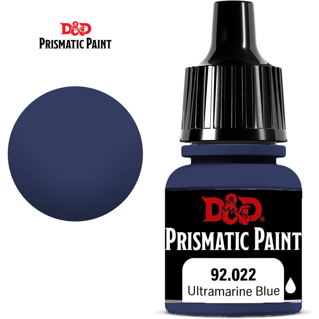 Prismatic Paint for D&D Miniatures - Ultramarine Blue Acrylic Paint - Perfect for Tabletop Gaming, Miniature Painting & DIY Crafts