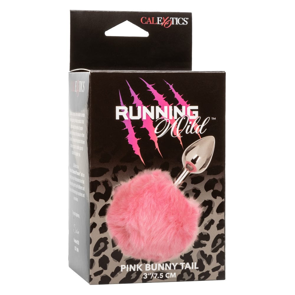 White Metallic Plug with Whimsical Fluffy Bunny Tail - Playful Running Wild Accessory for Cosplay, Rave Parties & Adult Fun