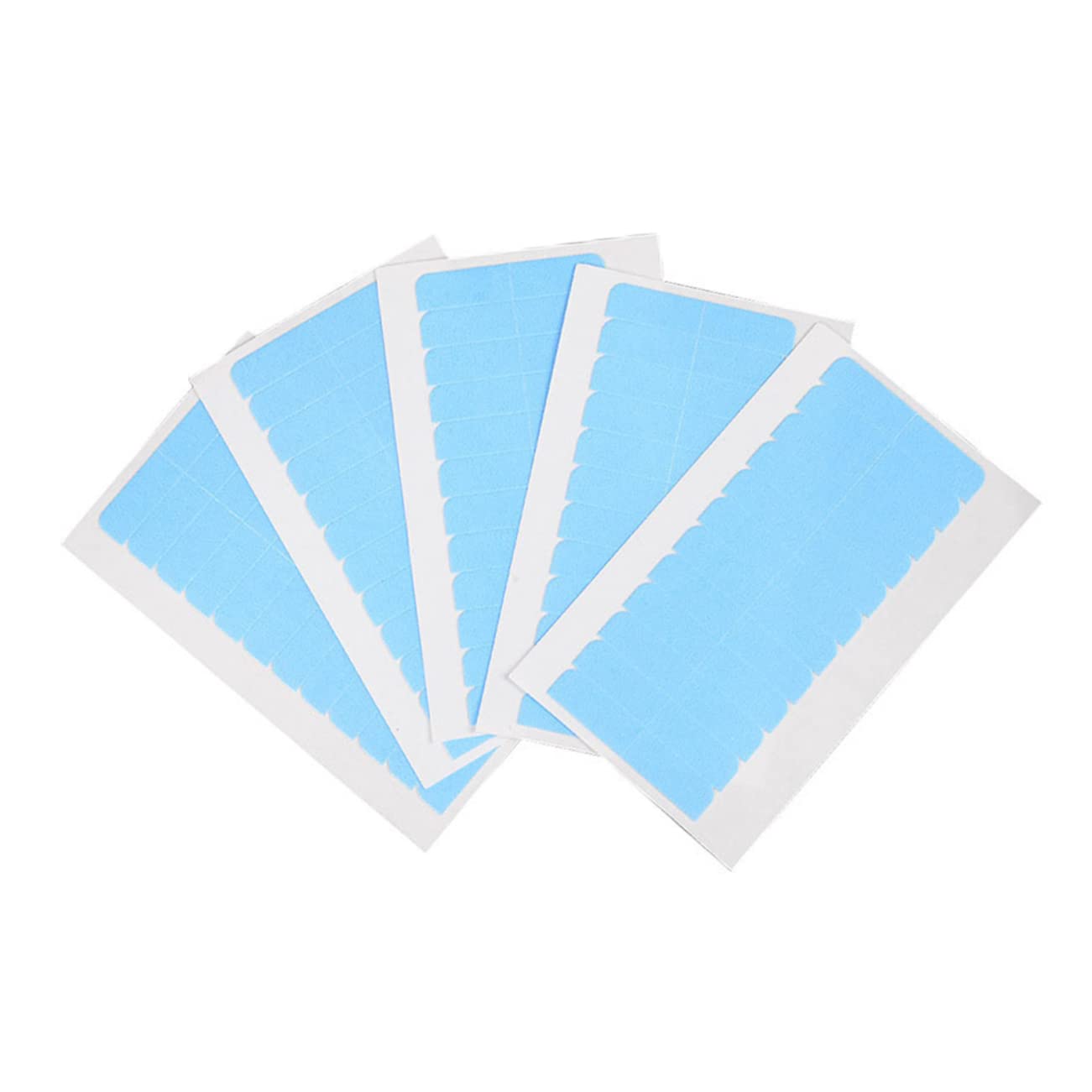 FRCOLOR 120pcs Seamless Hair Ties & Double Sided Sticky Tape for Hair Extensions, Lace Wigs & Extensions - Strong Hold Adhesive Film for Seamless Hair Bonding | Perfect for Salon Styling, DIY Hair Extensions & Wig Application