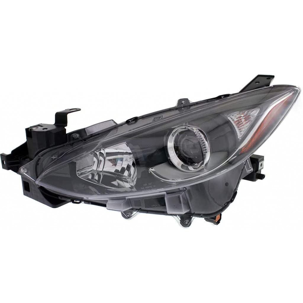 2014-2016 Mazda 3 Sedan Driver Side Headlight Assembly - Halogen Replacement Part MA2502144 | BPW9510L0A | Perfect for Night Driving & Road Safety