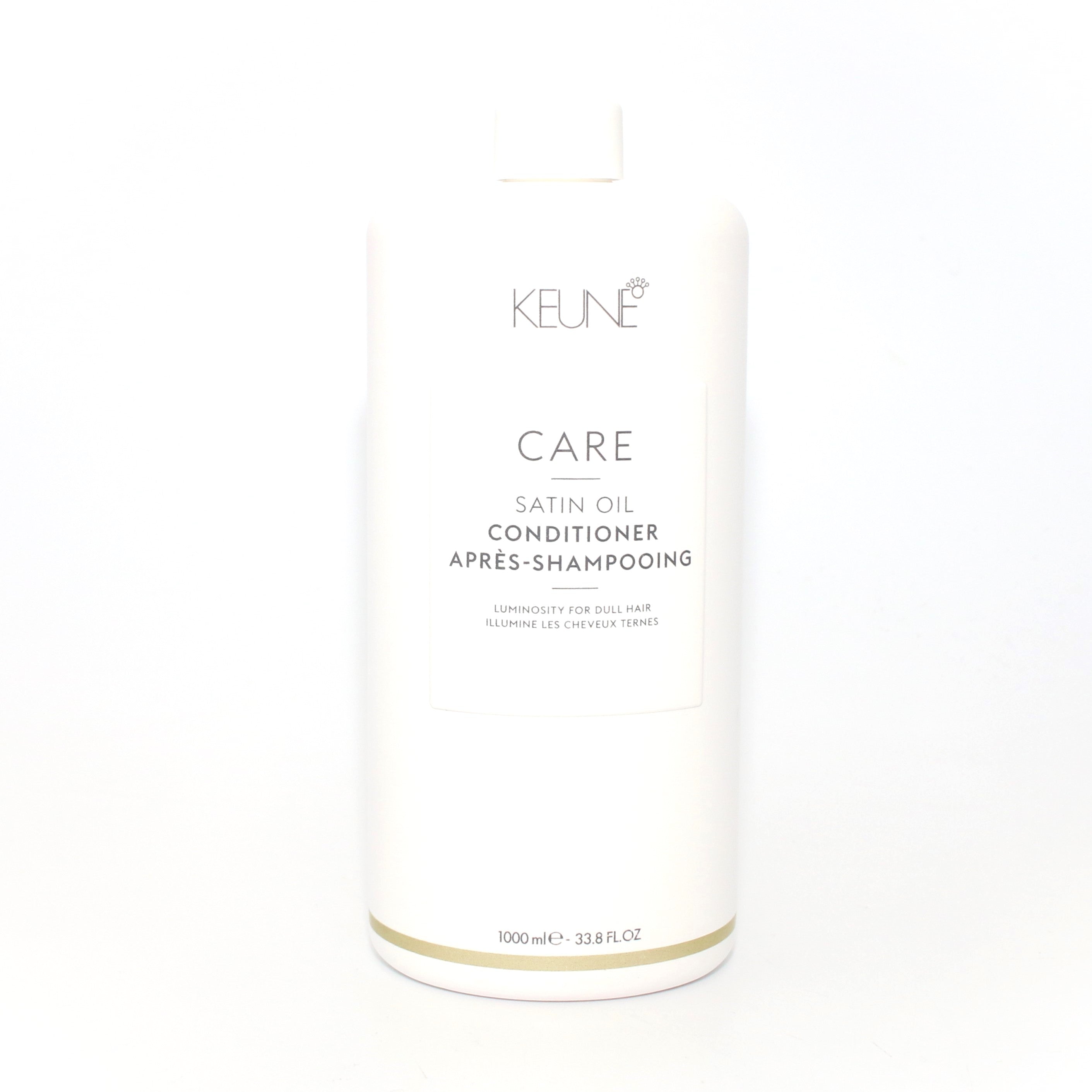 Keune Care Satin Oil Conditioner 33.8 oz - Hydrating & Smoothing Hair Treatment for Dry & Damaged Hair - Perfect for Daily Use & Salon Quality Results