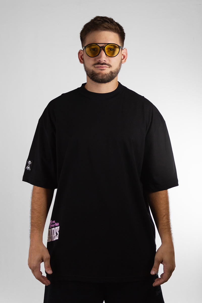Remera Dos Padres Oversize Black - Comfortable Oversized T-Shirt for Men & Women | Perfect for Casual Wear, Street Style & Everyday Outfits
