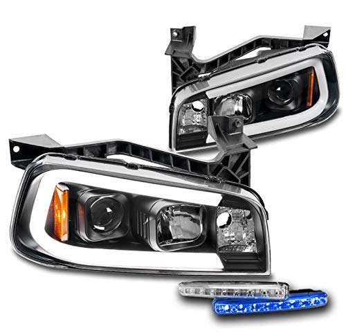 LED Tube Projector Headlights with 6
