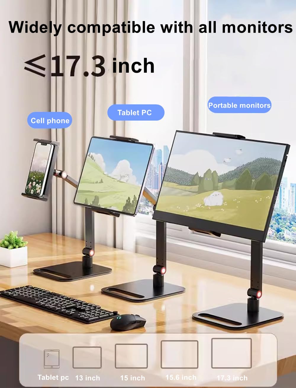 Portable Monitor Stand for 12-17.3