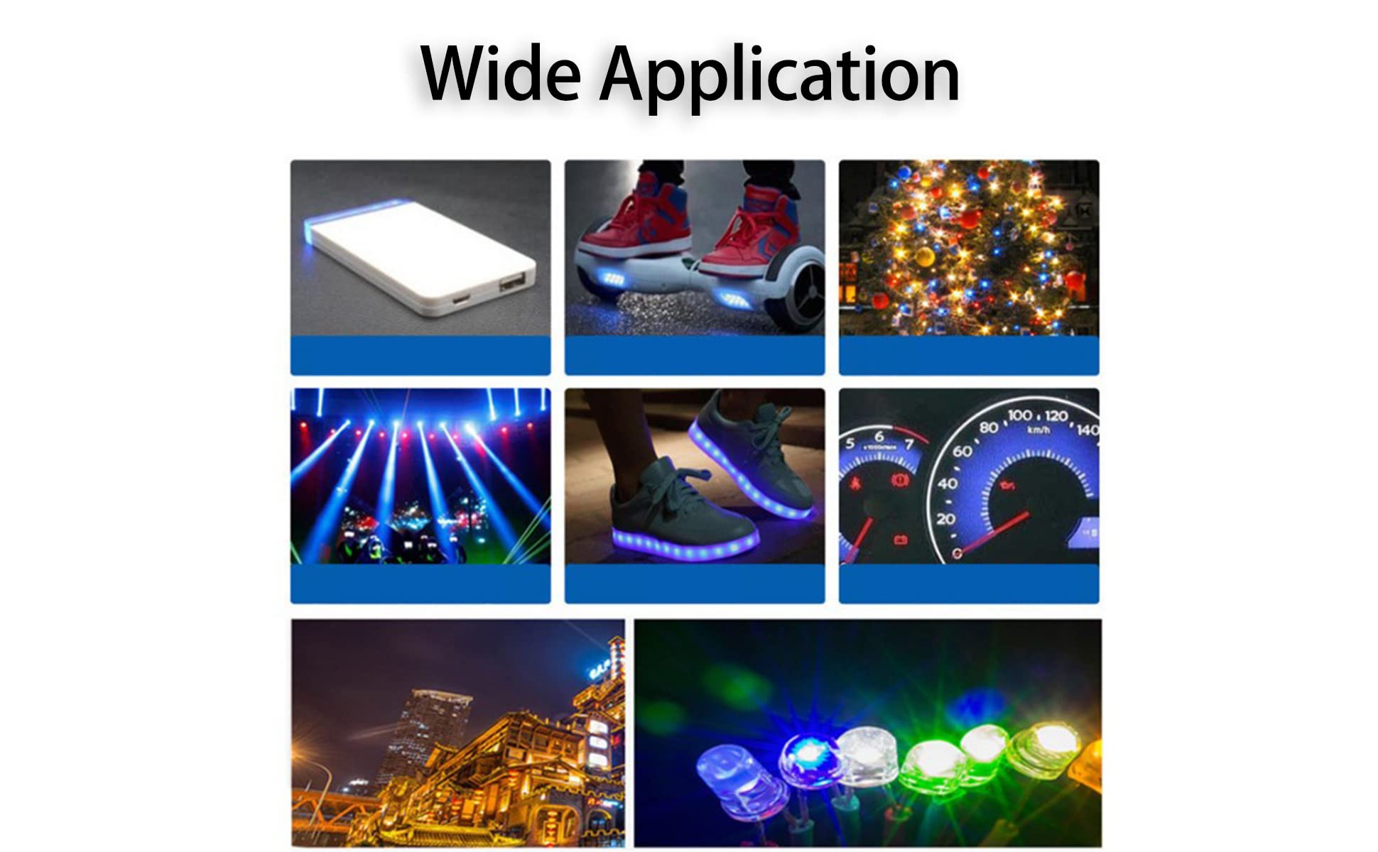 Othmro 40Pcs 3528 Yellow SMD LED Diodes - 2V 15-20mA 300-400mcd Bright Light Bulbs for Electronics, DIY Projects & Circuit Experiments - Perfect for Home Lighting, Automotive & Electronic Repair