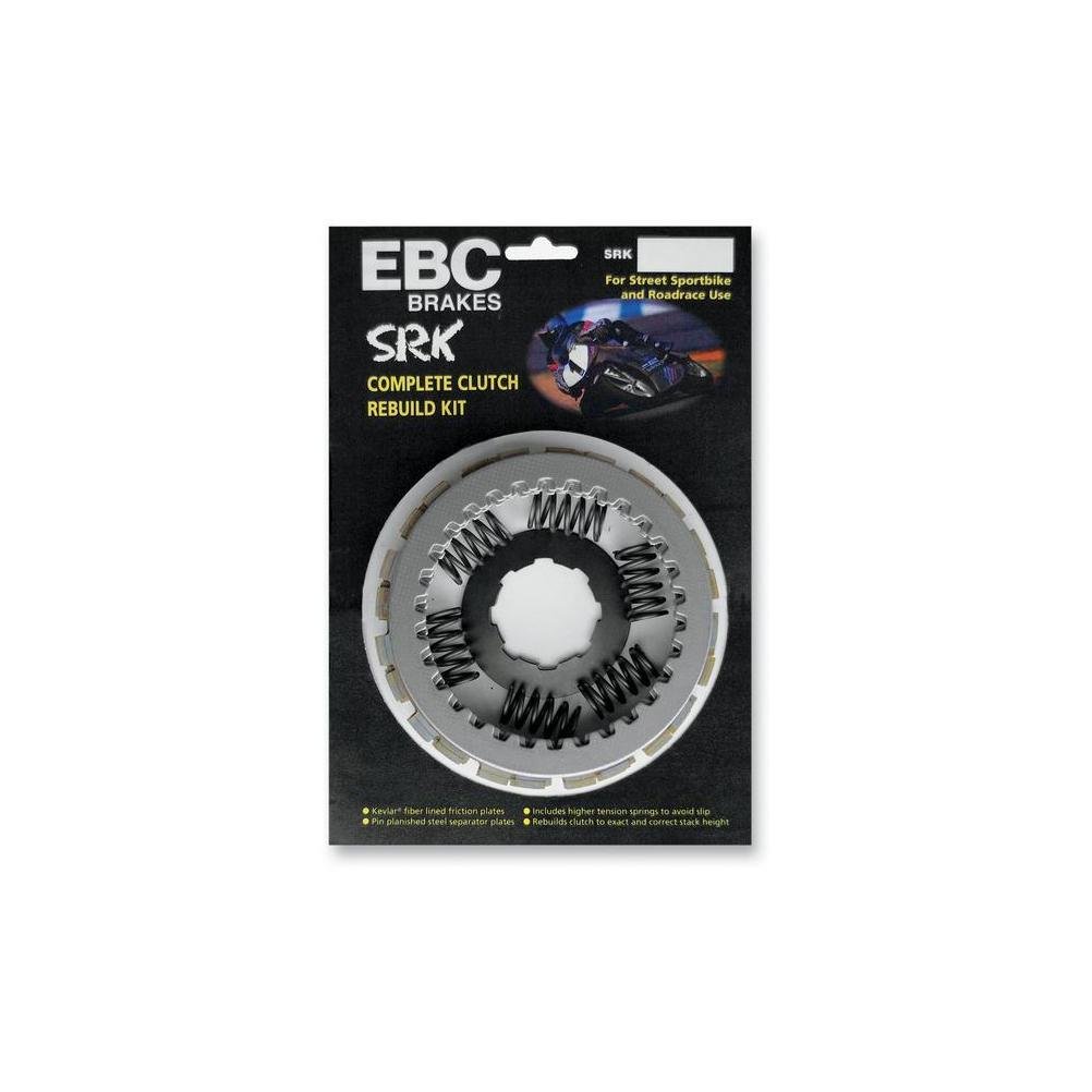 EBC Brakes SRK100 SRK Clutch Kit with Steel Separator Plates & Springs - High Performance Clutch for Racing, Off-Road & Daily Driving