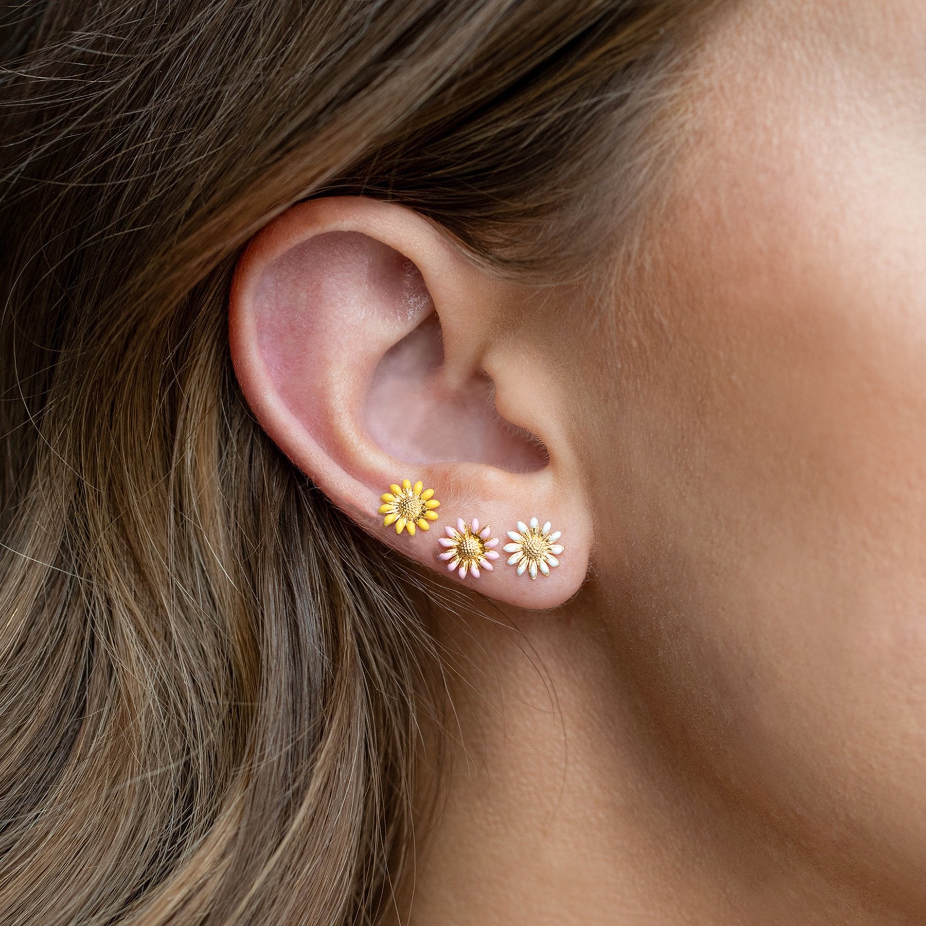 20G Cartilage Tiny Stud Earrings - Flat Back Helix Earrings for Women | EGD0203 | Perfect for Daily Wear, Piercing Healing & Fashion Accessories