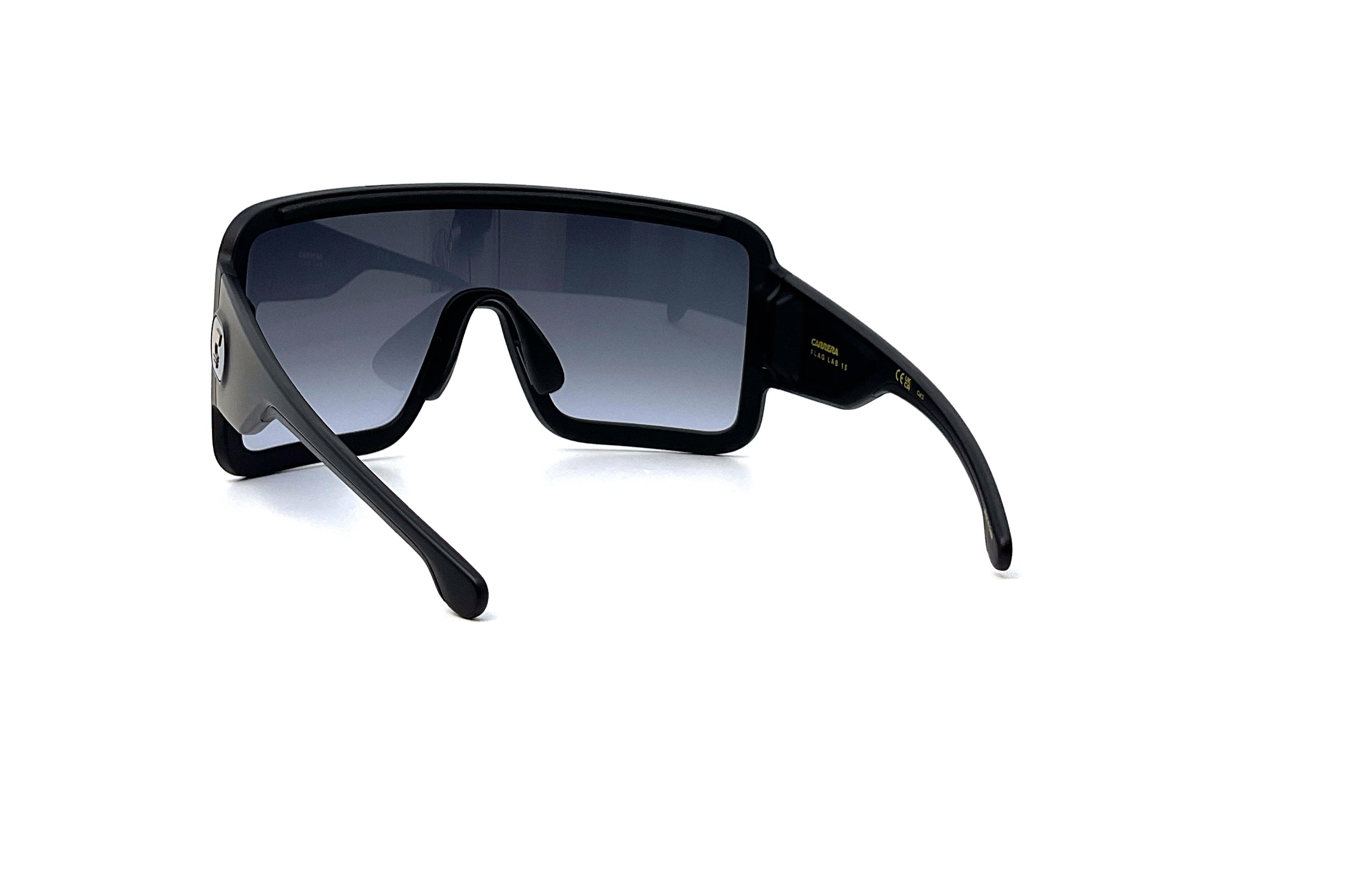 Carrera Flaglab 15 Matte Black Sunglasses - Polarized UV Protection for Men & Women - Perfect for Driving, Running, and Outdoor Activities