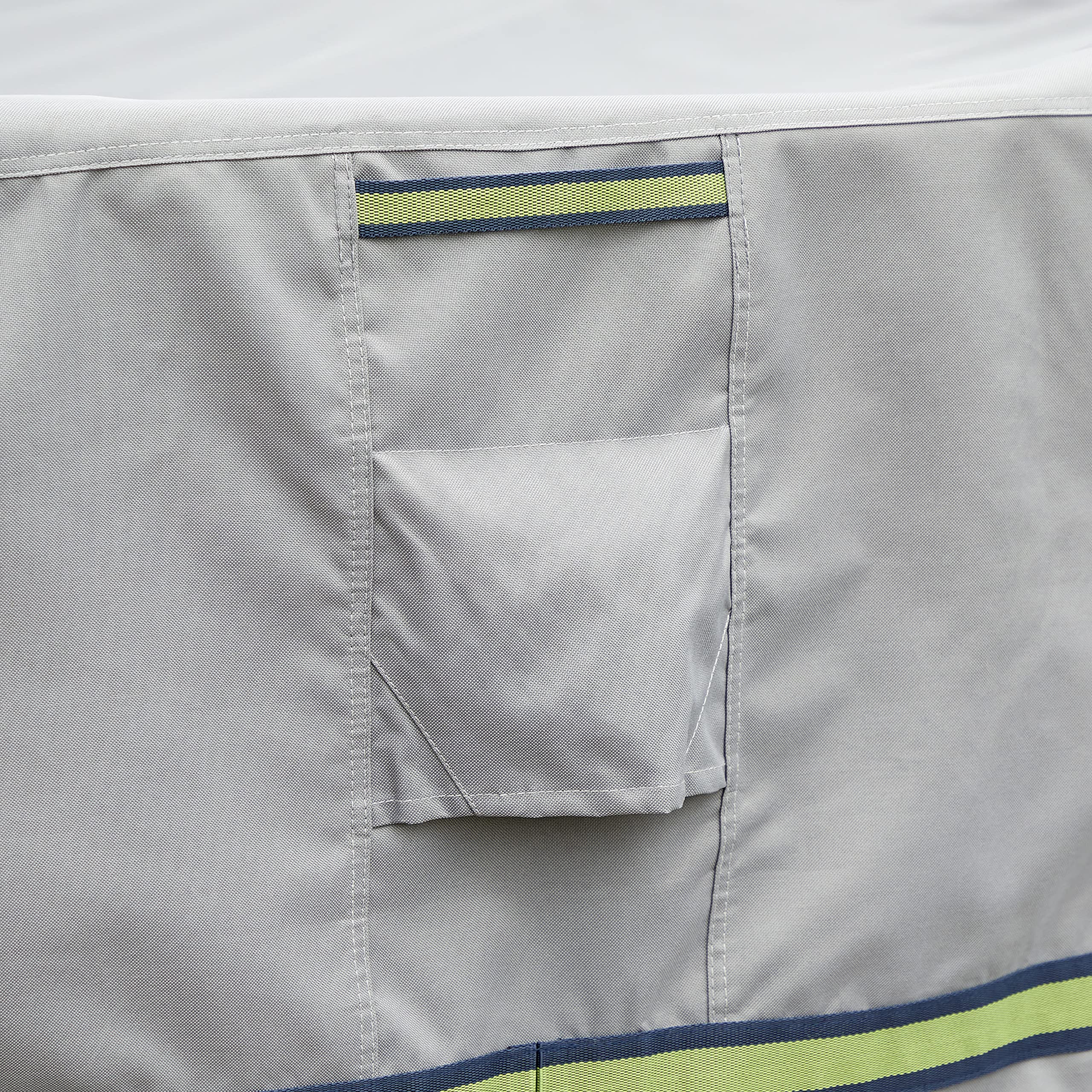 Duck Covers Soteria Waterproof 96 Inch Rectangular/Oval Patio Table Cover with Chairs - Heavy Duty Outdoor Furniture Protection for All Weather - Perfect for Backyard, Garden, and Poolside Use