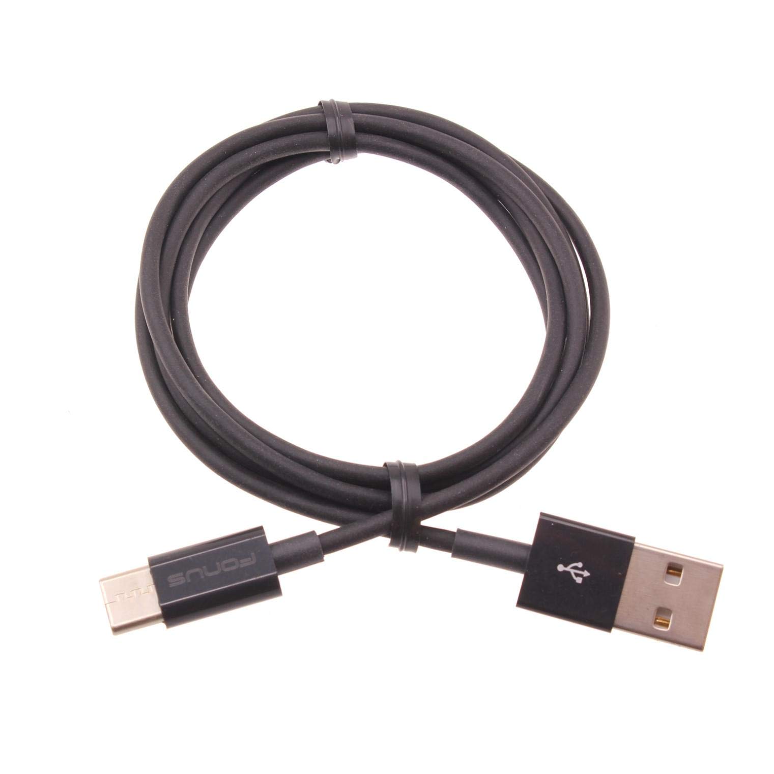 3ft USB-C to USB-C Fast Charging Cable - PD Compatible, High-Speed Sync & Power Wire for OnePlus Nord N100/N10 5G - Perfect for Home, Office & Travel Charging (Black)