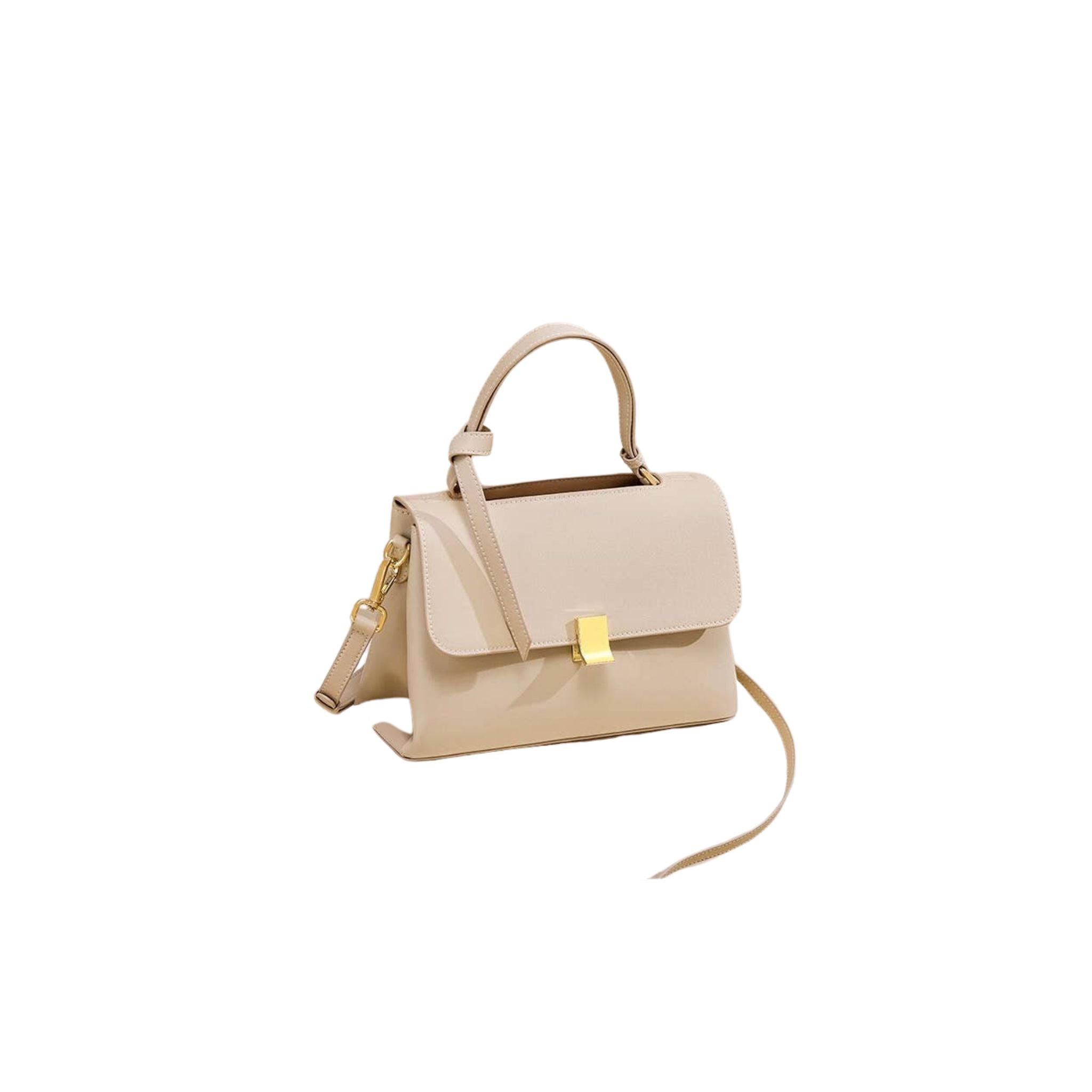 Elegant Top Handle Leather Timeless Bag with Adjustable Crossbody Strap - Perfect for Work, Travel & Everyday Use