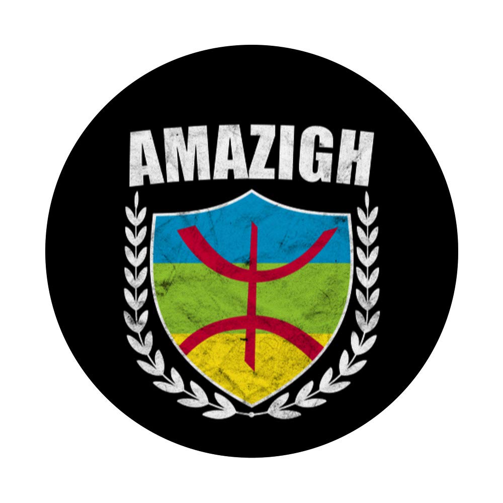 Amazigh PopSockets PopGrip - Interchangeable Phone & Tablet Stand with Swappable Base | Perfect for Gaming, Video Calls & Hands-Free Use