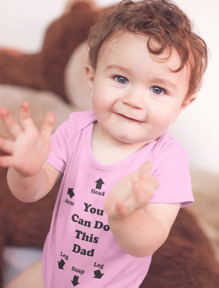Funny Baby Onesies for New Dads - 'You Can Do This' Infant Bodysuit for Boys & Girls | Perfect Baby Shower Gift & New Parent Outfit